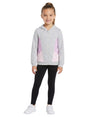 Image for Kids Girl's ColorBlocked Hoodies,Grey