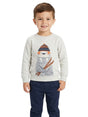 Image for Kids Boy's Printed Sweater,Grey