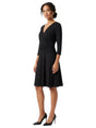 Image for Women's Plain Solid Dress,Black