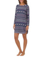 Image for Women's Printed Sleepwear Dress,Multi