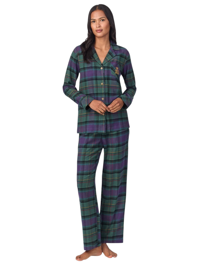 Image for Women's Plaid Sleepwear Set,Multi
