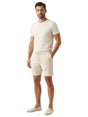 Image for Men's Plain Solid Linen Short,Beige