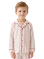 Image for Kids Boy's Striped Sleepwear Chemise,Red/Off White
