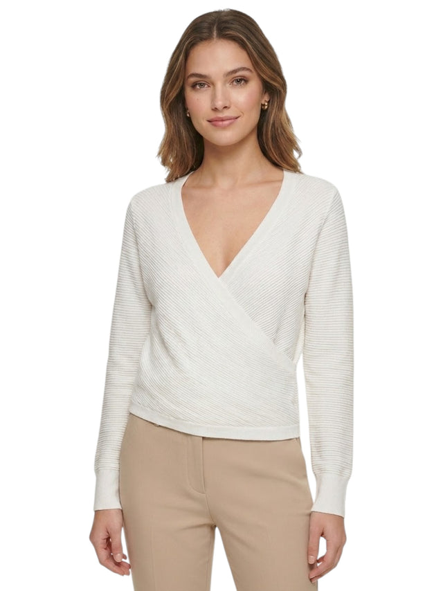 Image for Women's Textured Top,White