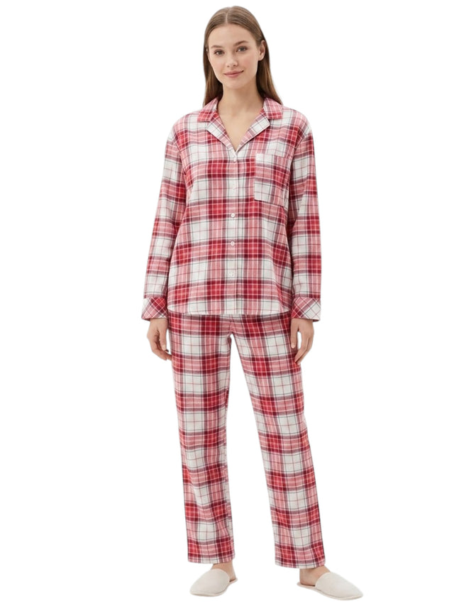 Image for Women's Plaid Sleepwear Set2Pieces,,Multi