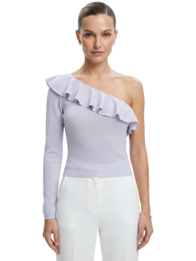 Image for Women's Plain Solid Top,Light Purple