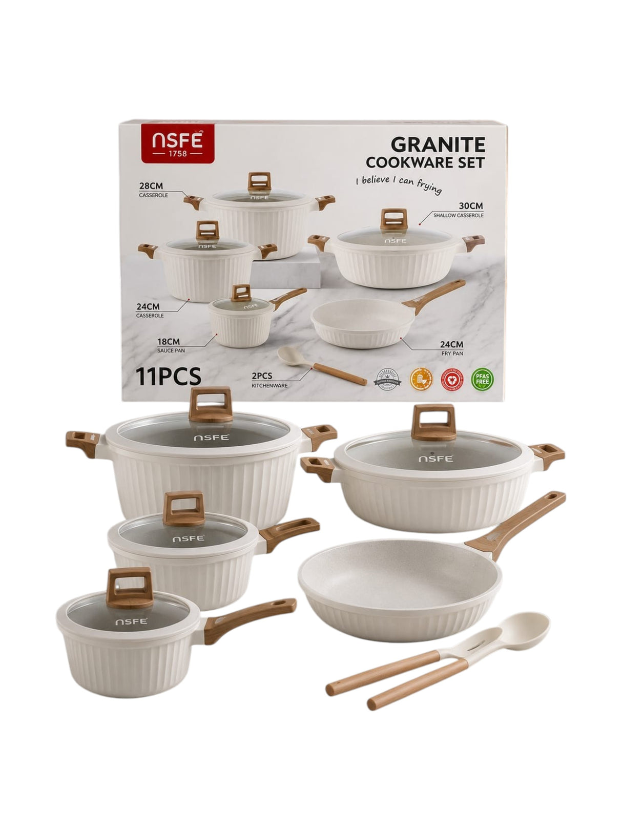 Image for Granite Cookware Set