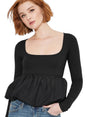 Image for Women's Plain Top,Black
