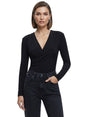 Image for Women's Plain Bodysuit,Black