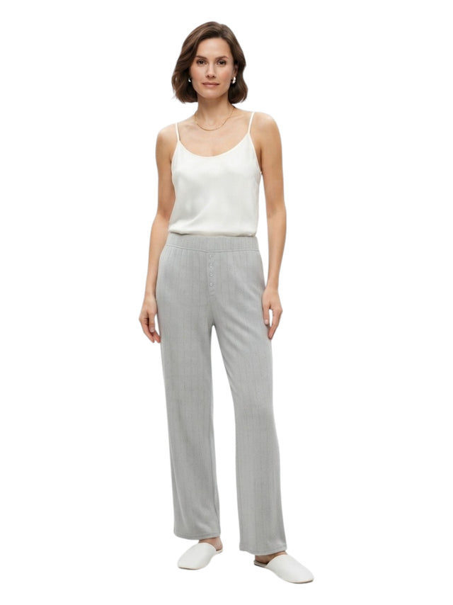 Image for Women's Textured Sleepwear Pants,Grey