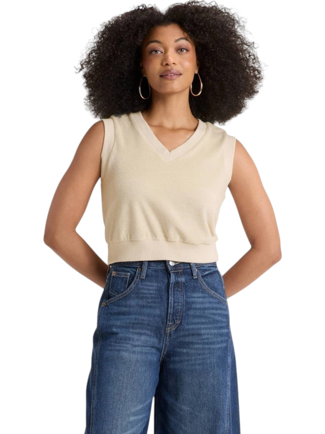 Image for Women's Plain Top,Beige