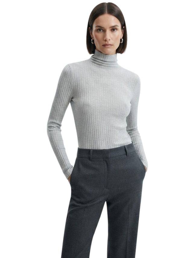 Image for Women's Ribbed Top,Grey