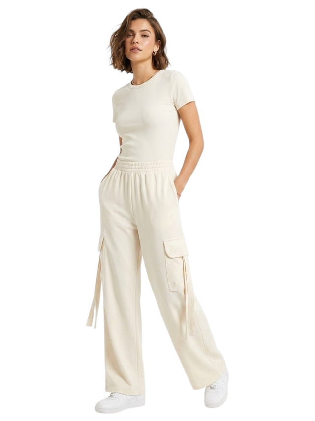 Image for Women's Plain Pants,Beige