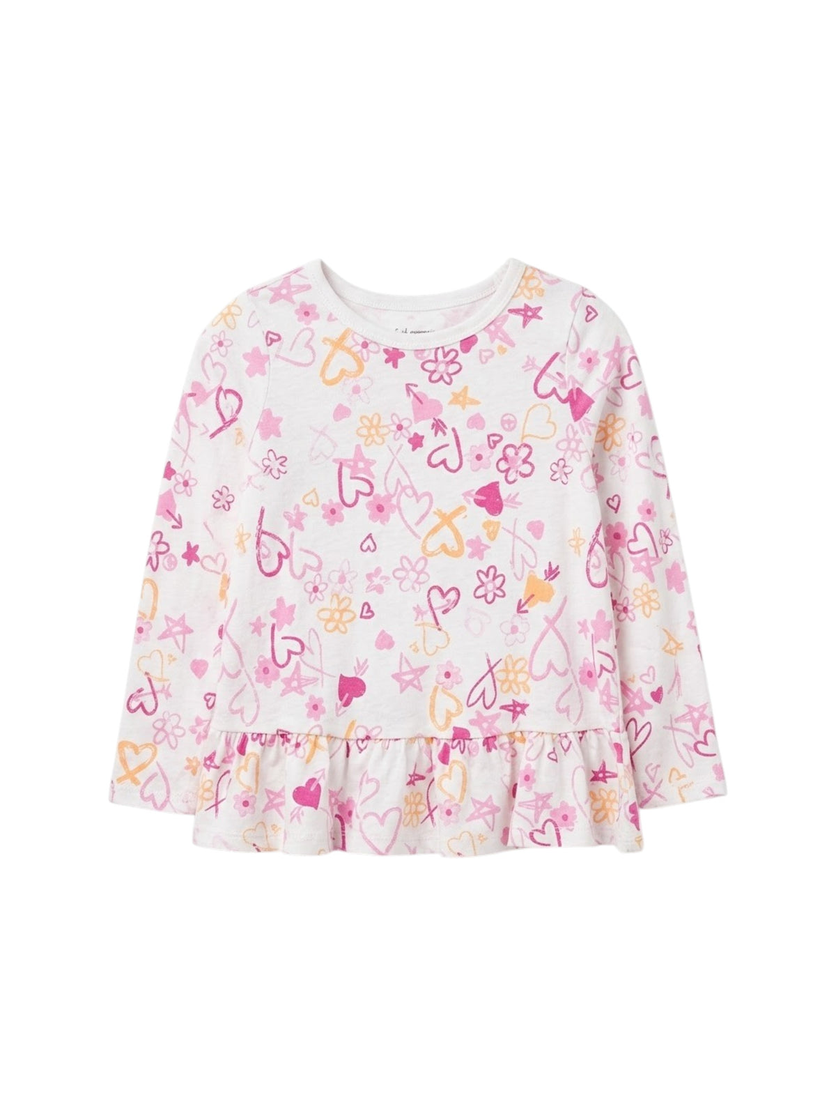 Image for Kids Girl's Printed Top,Grey