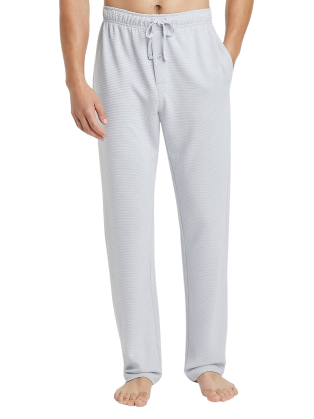 Image for Men's Ribbed Sleepwear Pants,Grey
