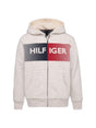 Image for Kids Boy's Brand Logo Printed Hoodies,Grey