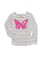 Image for Kids Girl's Striped Top,White