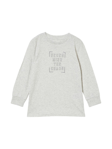 Image for Kids Boy's Printed Top,Grey