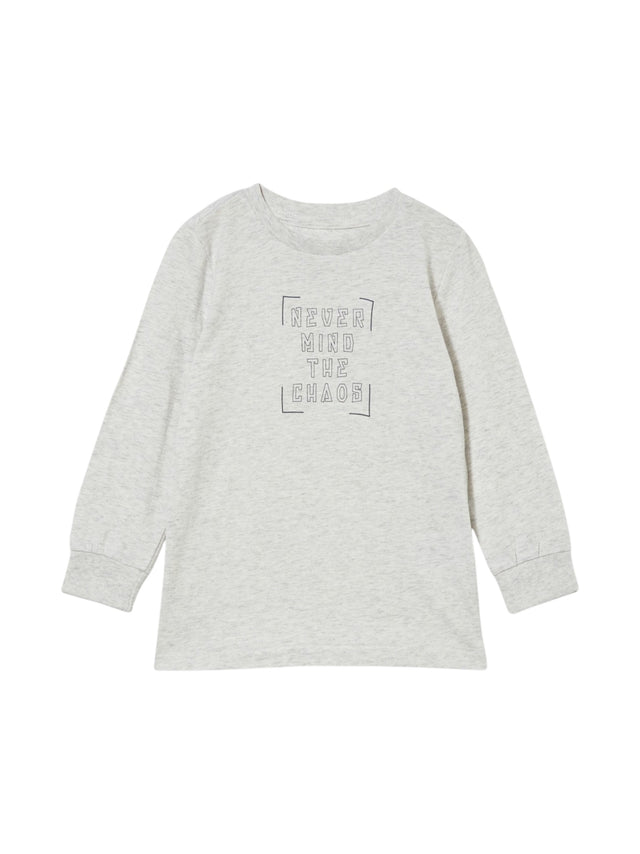 Image for Kids Boy's Printed Top,Grey