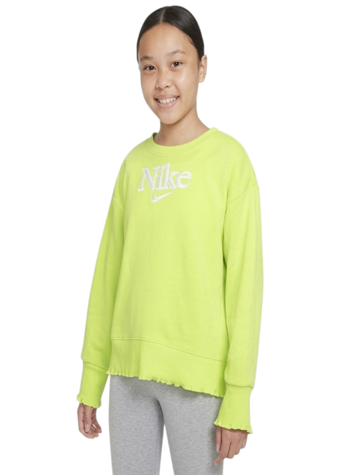 Image for Kids Girl's Brand Logo Printed Sweater,Light Green