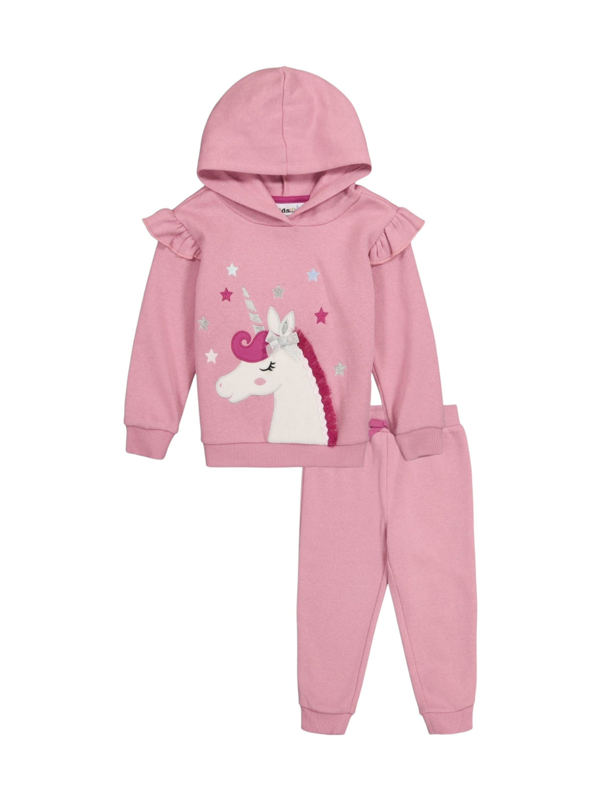 Image for Kids Girl's Embroidered Set 2 Pieces,Pink