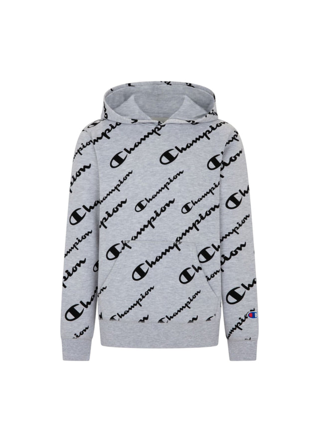 Image for Kids Boy's Brand Logo Printed Hoodies,Grey