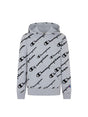 Image for Kids Boy's Brand Logo Printed Hoodies,Grey