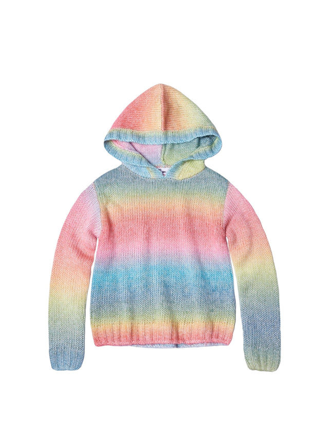 Image for Kids Girl's Printed Knitted Hoodies,Multi