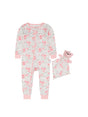 Image for Kids Girl's Printed Jumpsuit With Blancet,Pink