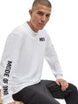 Image for Men's Brand Logo Printed Top,White