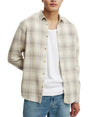 Image for Men's Textured Dress Shirt,Grey