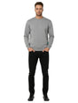 Image for Men's Plain Solid Sweaters,Dark Grey