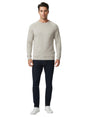 Image for Men's Plain Solid Sweaters,Grey