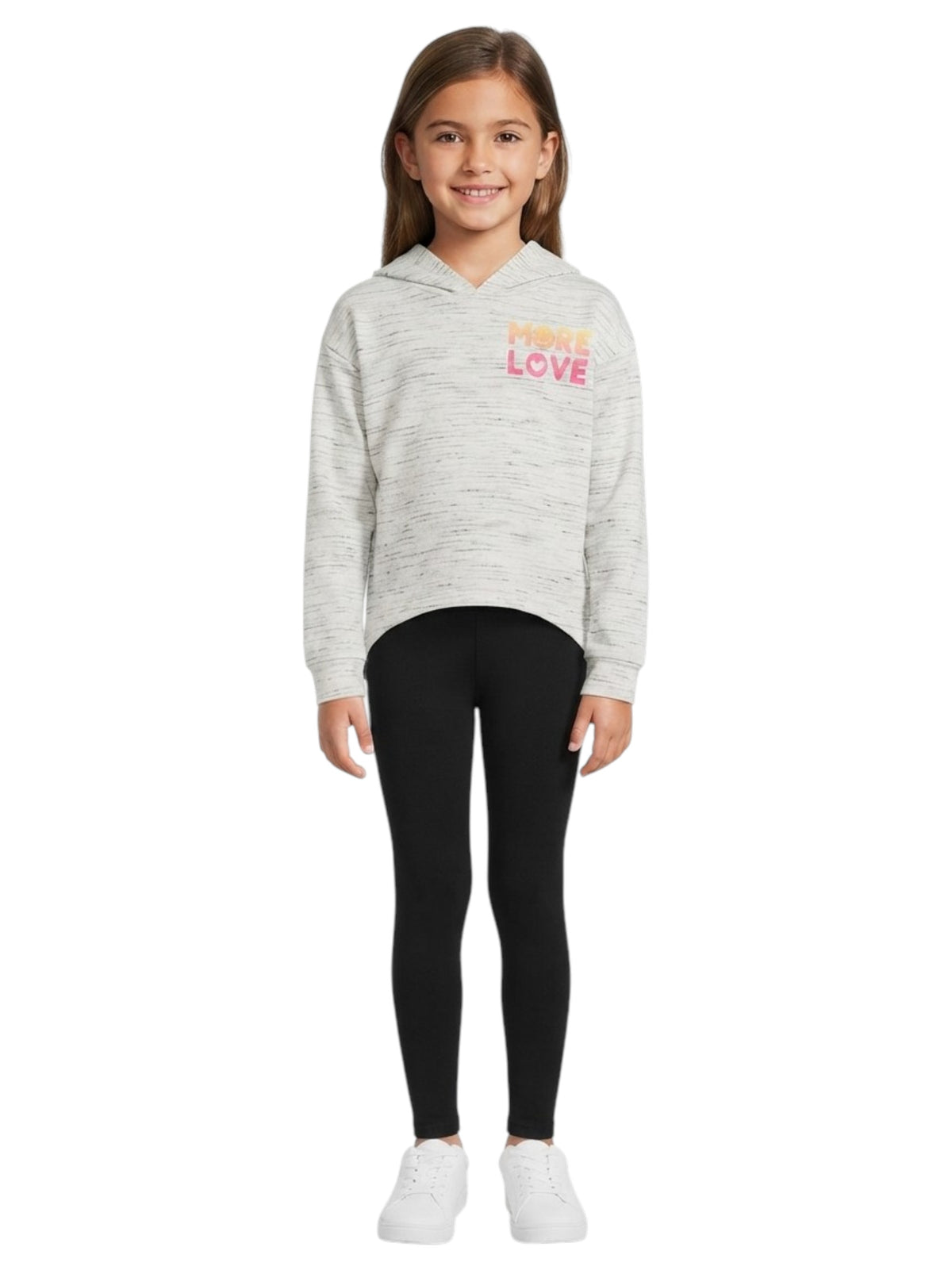 Image for Kids Girl's Printed Hoodies,Grey