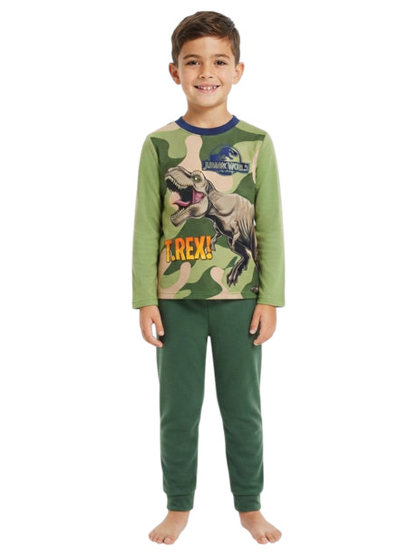 Image for Kids Boy's Printed Sleepwear Top,Olive