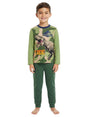 Image for Kids Boy's Printed Sleepwear Top,Olive