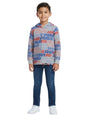 Image for Kids Boy's Printed Hoodies,Grey