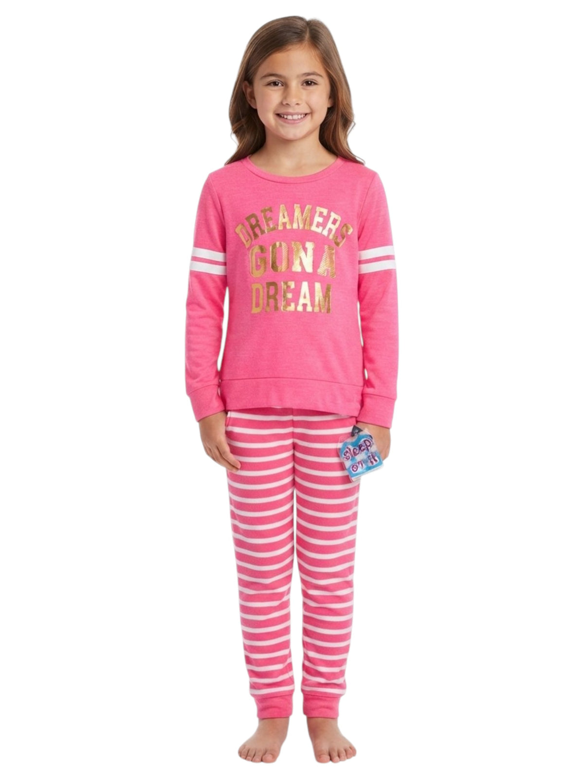 Image for Kids Girl's Printed Sleepwear Top,Pink
