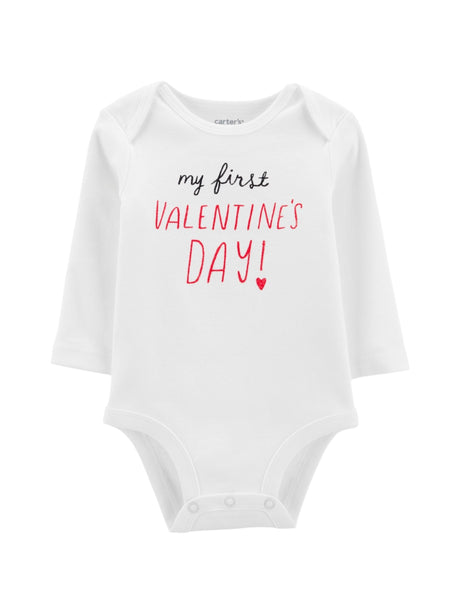 Image for Kids Girl's Printed Bodysuit,White