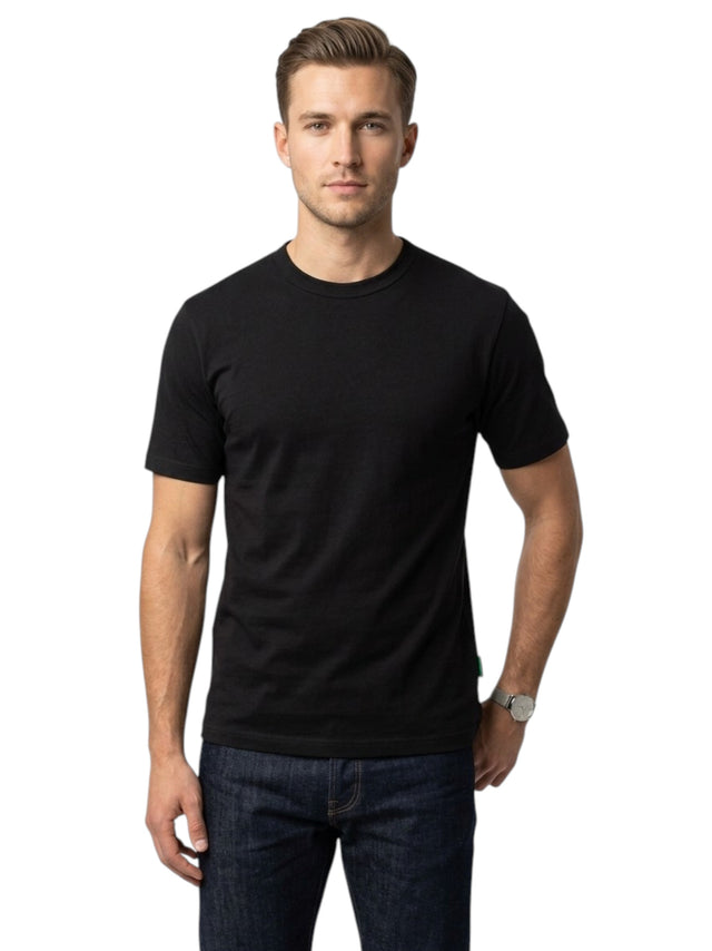Image for Men's Plain Solid Top,Black