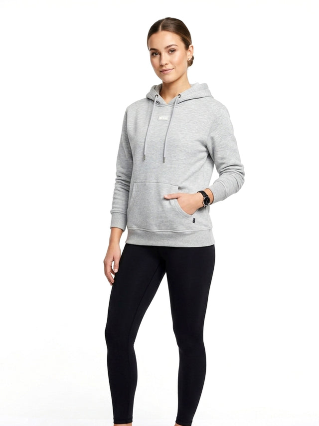 Image for Women's Plain Solid Hoodies,Light Grey