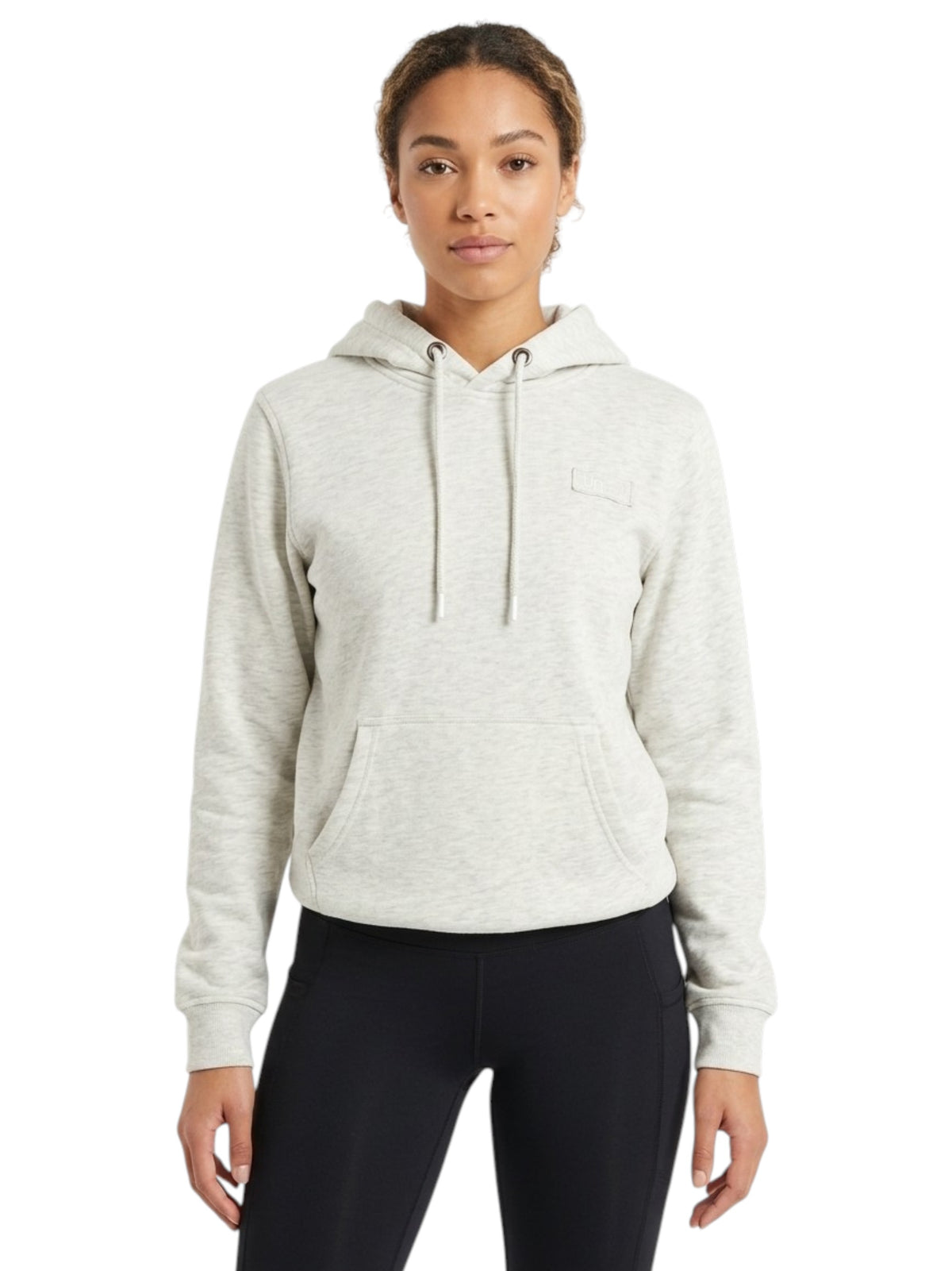 Image for Women's Plain Solid Hoodies,Light Grey