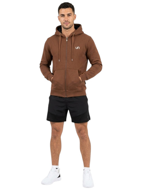 Image for Men's Plain Solid Sport Hoodies,Brown
