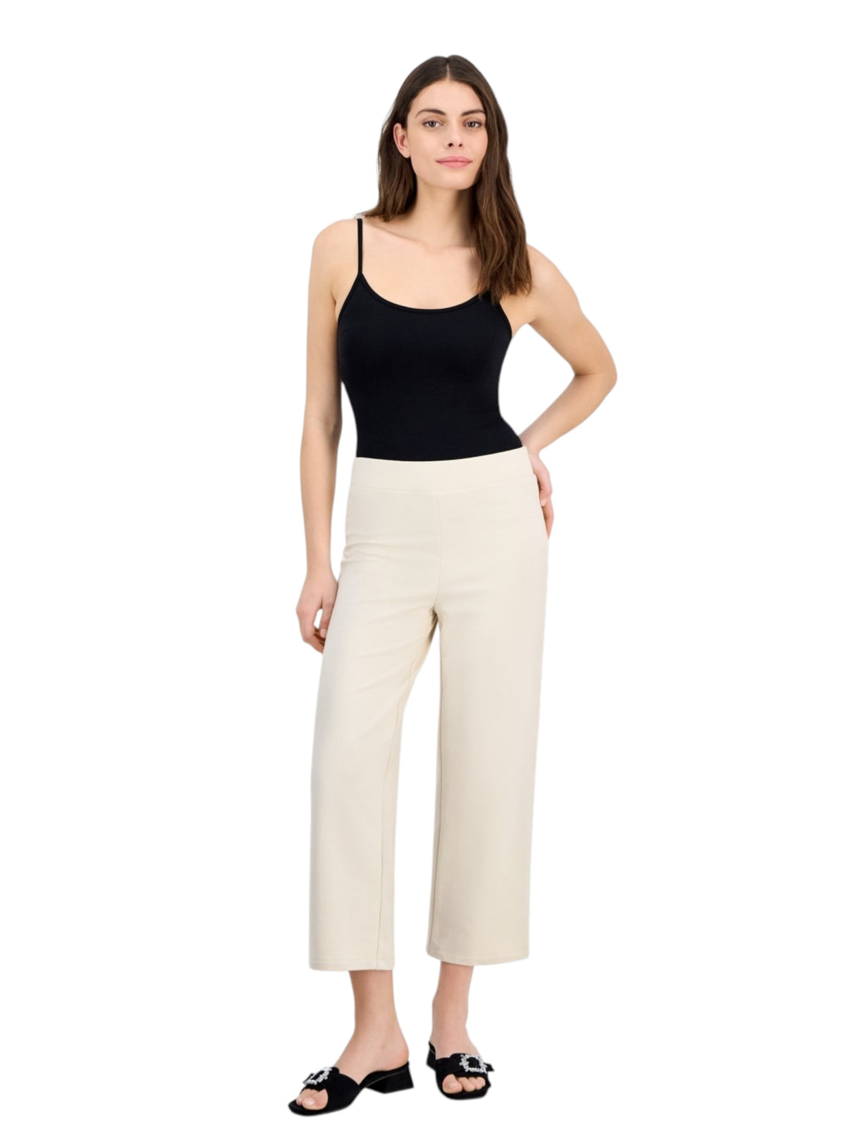 Image for Women's Plain Pants,Beige