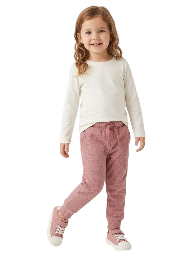 Image for Kids Girl's Plain Solid Pants,Mauve