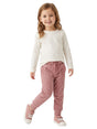 Image for Kids Girl's Plain Solid Pants,Mauve