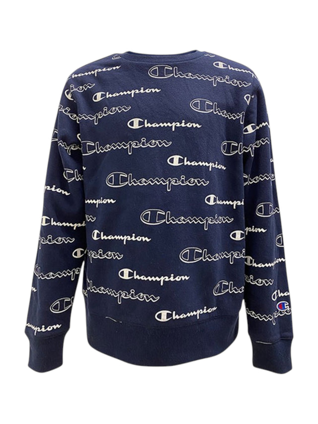 Image for Kids Boy's Printed Sweater,Navy