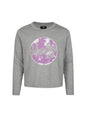 Image for Kids Girl's Printed Top,Grey