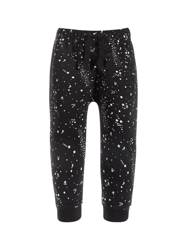 Image for Kids Girl's Printed Pants,Black