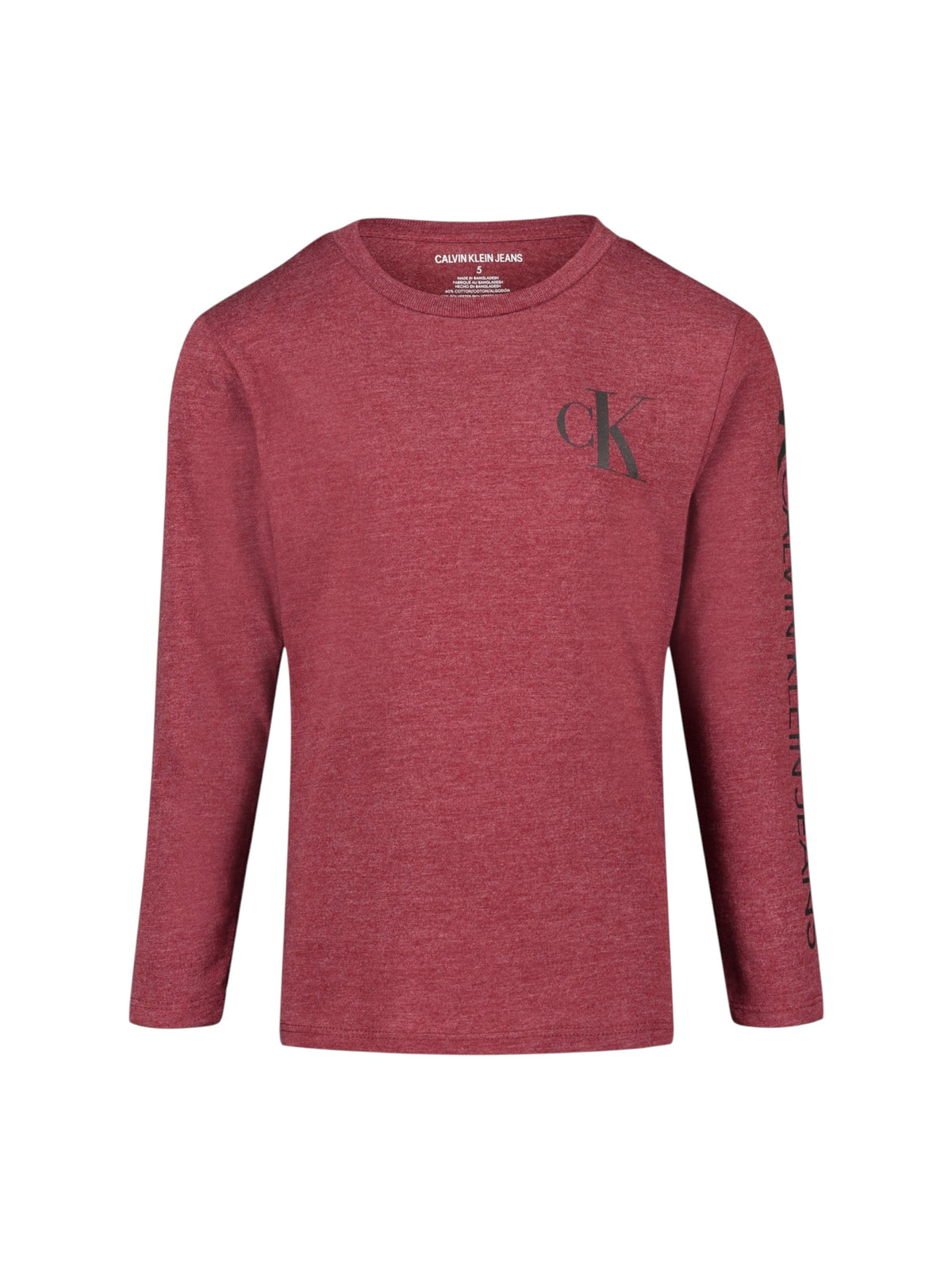Image for Kids Boy's Plain Top,Burgandy